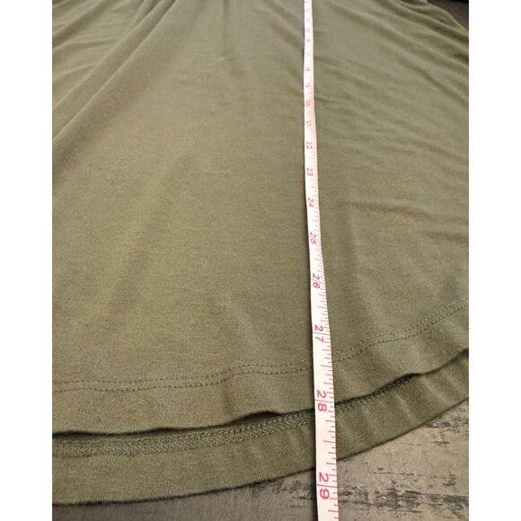 JM Collection Olive Green 3/4 Sleeve Top - Sz M - Picture 7 of 10